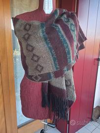 sciarpa foulard rosso invernale