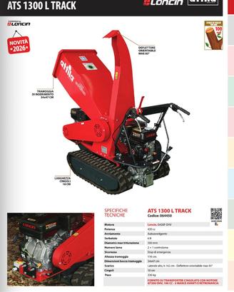 Biotrituratore cingolato