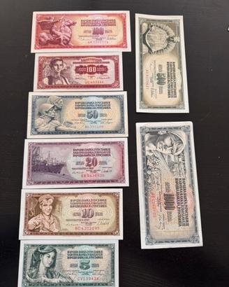 Banconote e monete varie