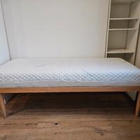 Rete a doghe in legno 190x80 con materasso memory