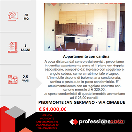 Bilocale 1°piano con cantina