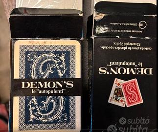 scatole carte gioco DEMON'S