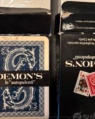 scatole carte gioco DEMON'S