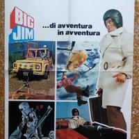 Big Jim raro poster locandina Gazzetta del Popolo