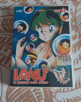 cofanetto con 5 DVD di Lamu' la ragazza dello spaz