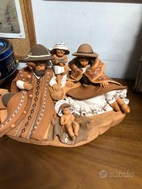 Presepe di terracotta