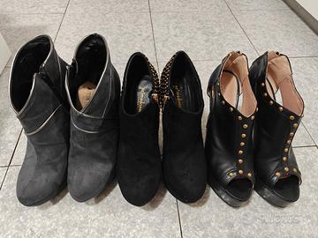 Lotto 3 paia di scarpe