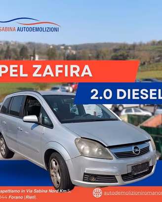 opel zafira ricambi usati vettura rottamata