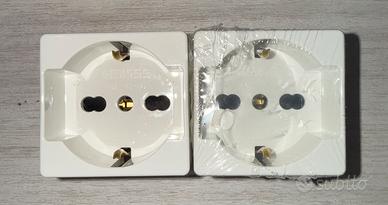 PRESA SCHUKO SYSTEM GEWISS 10-16A COLORE BIANCO