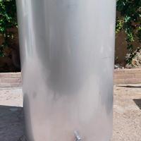 contenitore olio acciaio inox