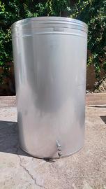 contenitore olio acciaio inox