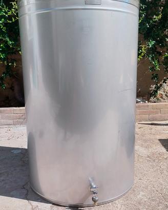 contenitore olio acciaio inox