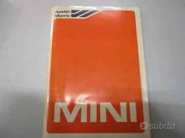 Libretto manutenzione Mini Morris epoca