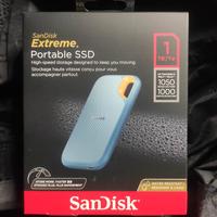 Sandisk SSD Extreme Memoria 1 TB Portatile NUOVA