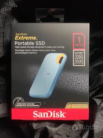 Sandisk SSD Extreme Memoria 1 TB Portatile NUOVA