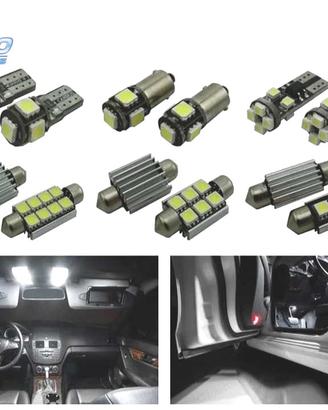 KIT 15 LAMPADE LED INTERNE MERCEDES CLASSE C C204 