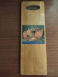 Tagliere lungo da portata in legno Rubberwood 