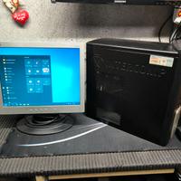 PC E8400 SSD120 CON MONITOR LCD 15" WIN10 PRO