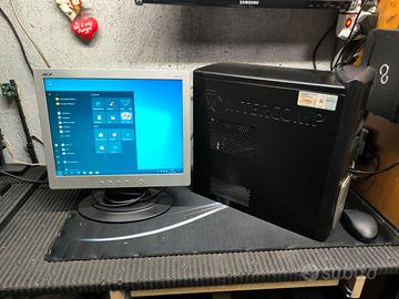 PC E8400 SSD120 CON MONITOR LCD 15" WIN10 PRO