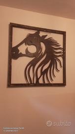 quadro in ferro corten fatto a mano