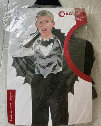 COSTUME  HALLOWEEN VAMPIRO 7/9 anni