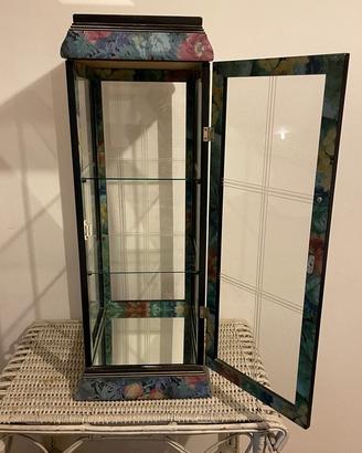 Vetrinetta vintage floreale con ribaltina