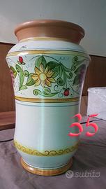 Vaso siciliano in terracotta dipinto a mano (35)