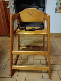 seggiolone in legno