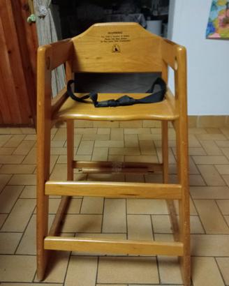 seggiolone in legno