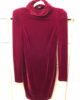 Vestito velluto bordo tg. XS marca GUESS