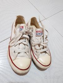 Converse bianche nr 32