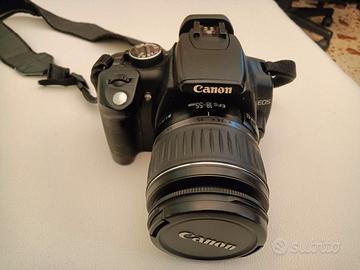 CANON EOS 350D con TELEOBIETTIVO CANON 55-200