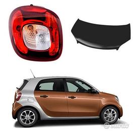Smart Forfour cofano fanale parafango freni 14-23