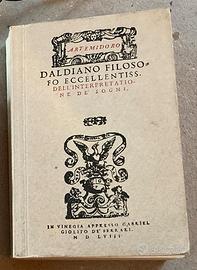 Ristampa Interpretazione dei sogni di A.Daldiano