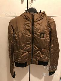 Giubbino giubbotto piumino refrigiwear S M marrone