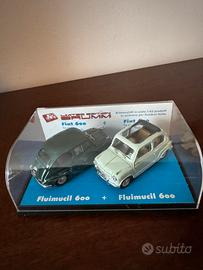 Set da collezione Brumm Fiat600 1:43