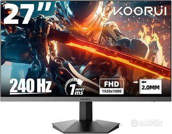Monitor gaming 27" GN02 240Hz