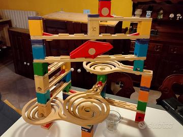 Pista delle biglie  in legno, Hape Quadrilla