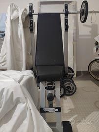Panca Technogym modello Pratica con dischi