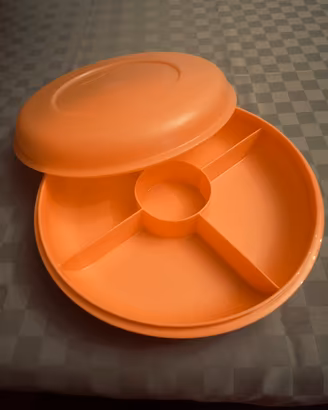 Antipastiera Tupperware colre arancione