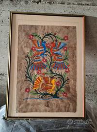 Set di Quadri stile Maya arte tropicale