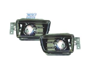 FARI ANABBAGLIANTI BMW E34 88-95 LENTE FONDO NERO