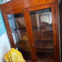 Vetrina legno di ciliegio '900