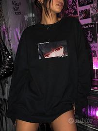 felpa XL Anime manga oversized shirt 