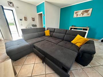 Divano angolare letto