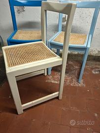 SEDIA LEGNO CON SEDUTA PAGLIA DI VIENNA