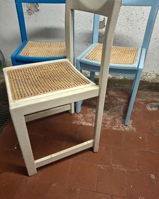 SEDIA LEGNO CON SEDUTA PAGLIA DI VIENNA