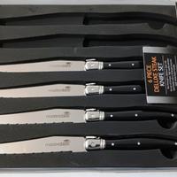 Set 4 coltelli bistecca Masterclass acciaio inox