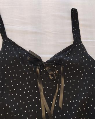Vestito con spalline