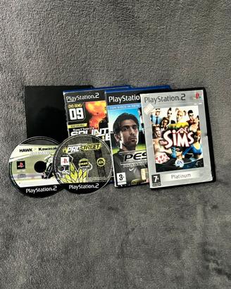5 giochi PlayStation 2 vari condizioni stock PS2